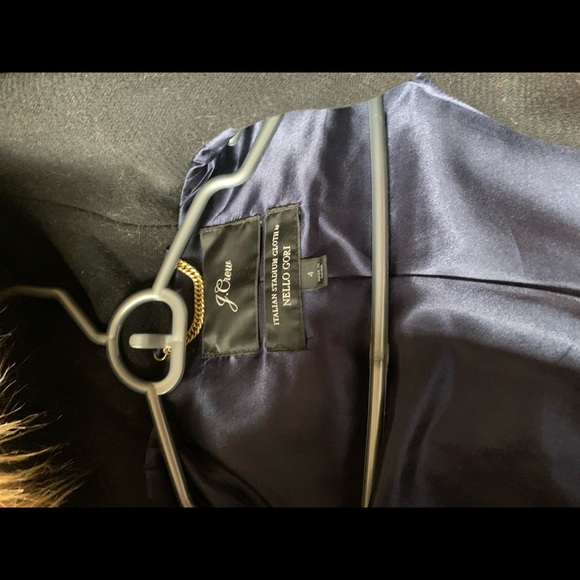 J.Crew Chateau Parka Italian Stadium Cloth Coat - Picture 2 of 2